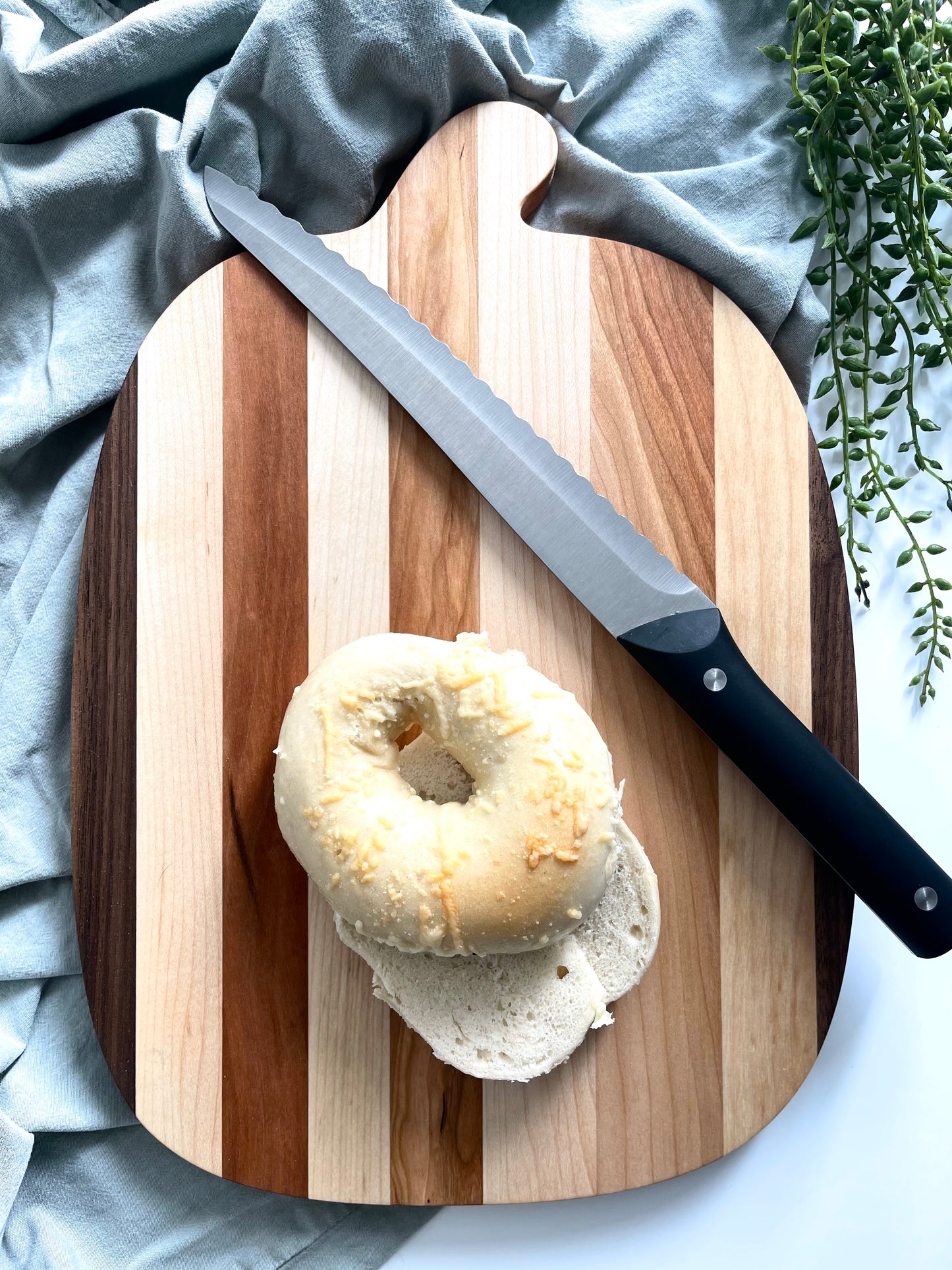Wooden Pumpkin Charcuterie Board
