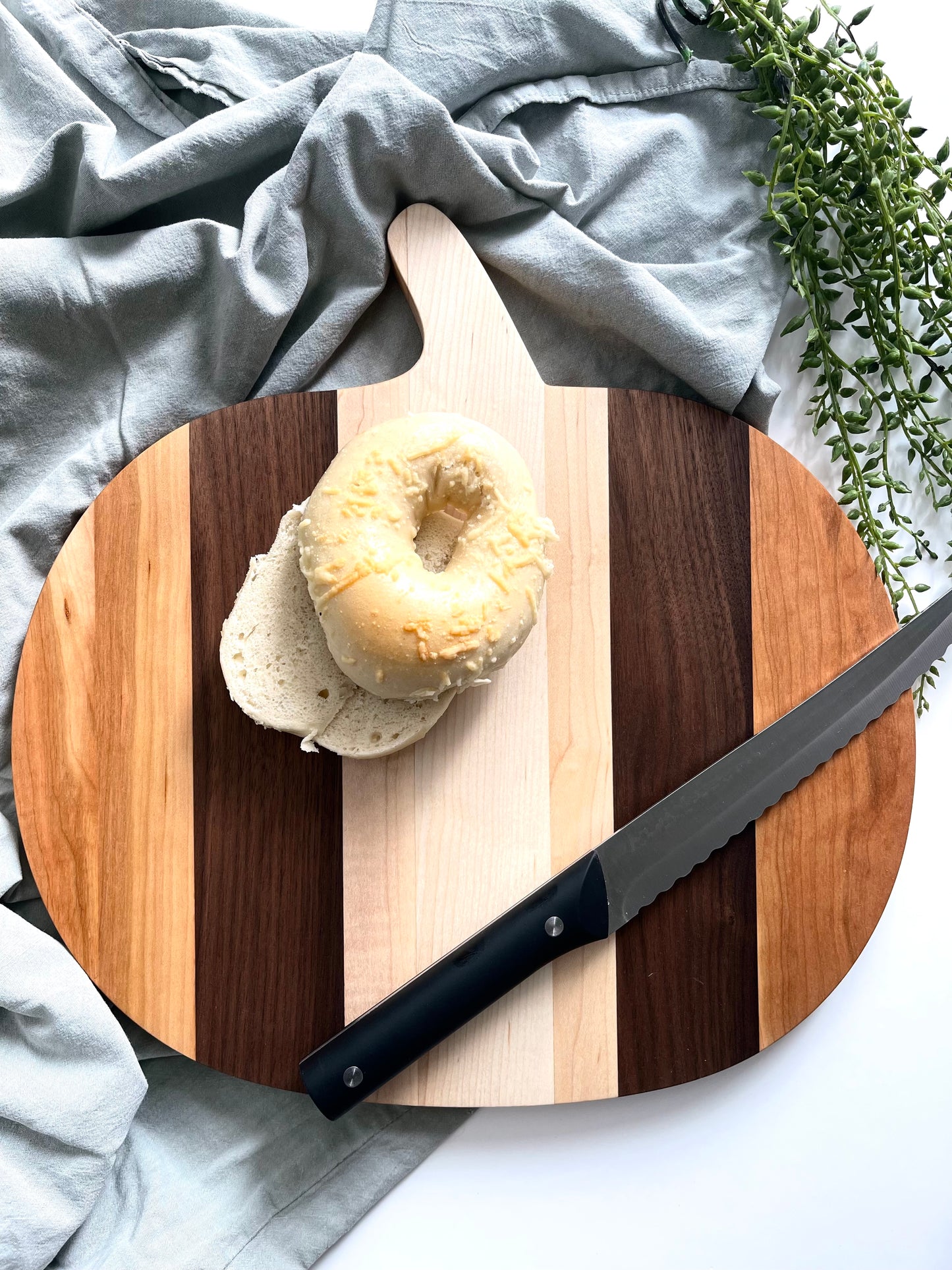 Wooden Pumpkin Charcuterie Board