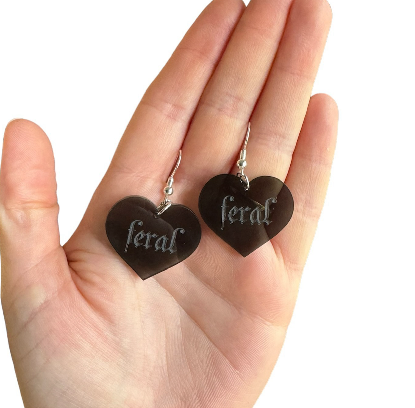 F E R A L - Acrylic Dangle Earrings