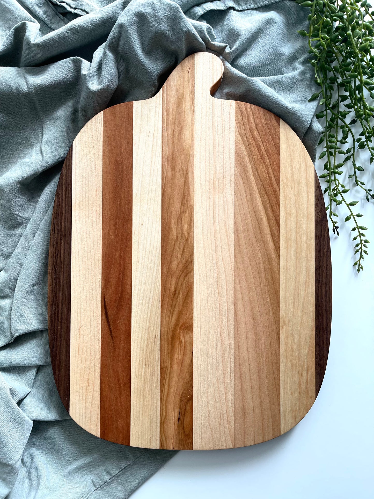 Wooden Pumpkin Charcuterie Board