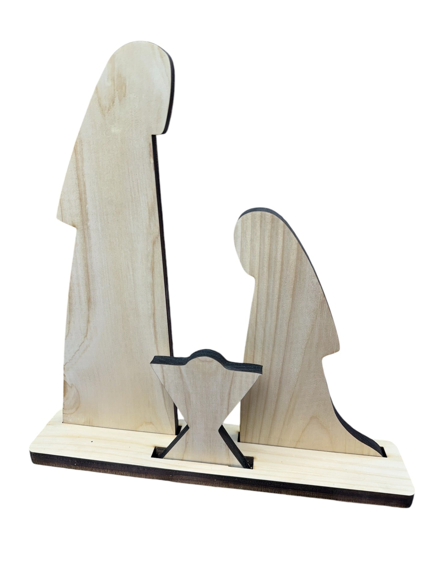 Cedar Nativity Scene