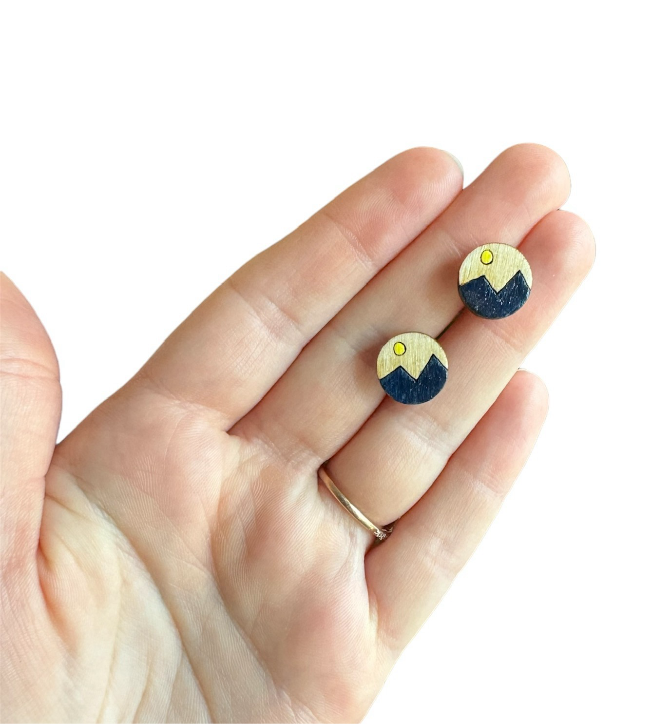 Adventure Time - Wooden Earring Studs