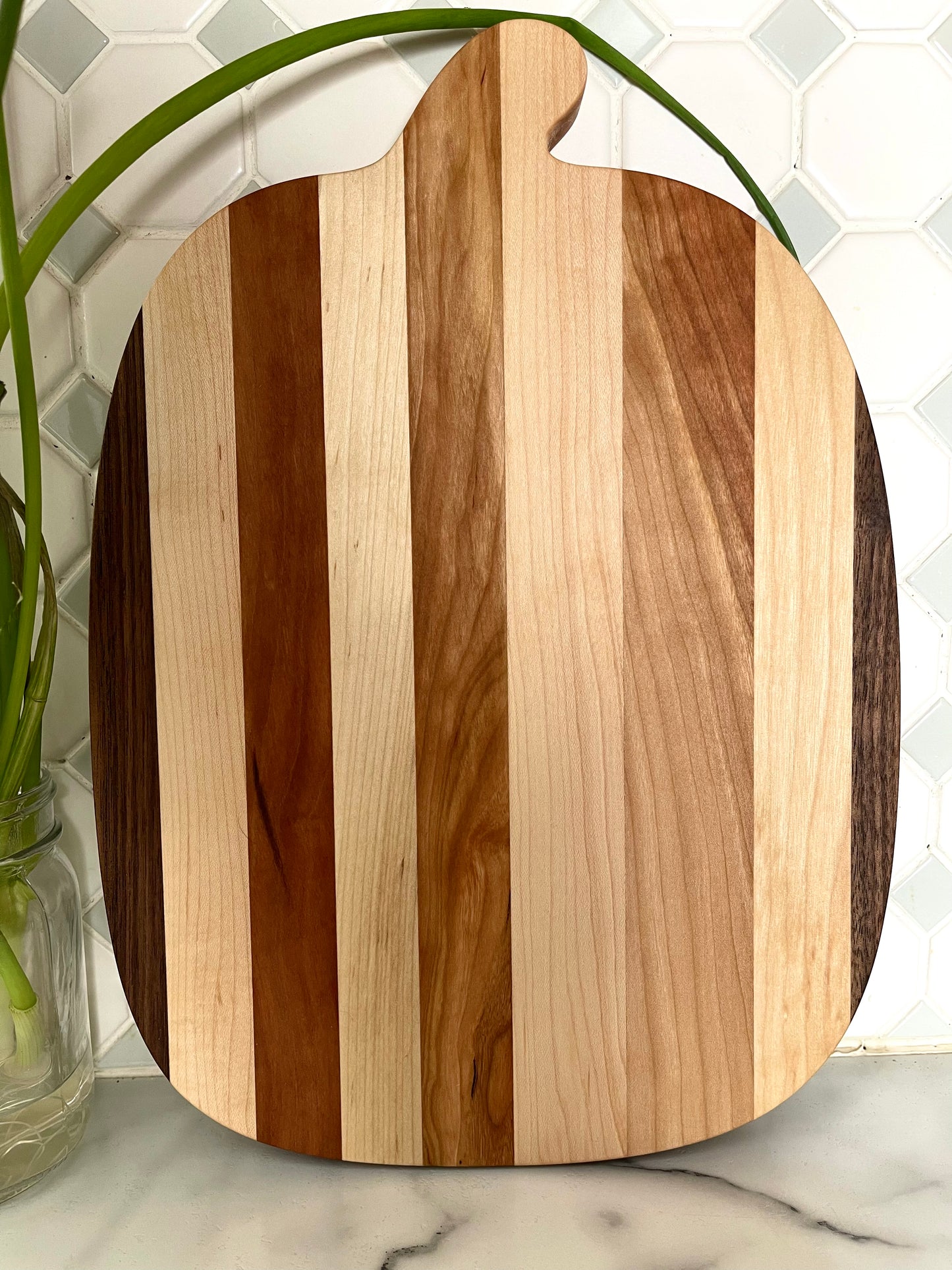 Wooden Pumpkin Charcuterie Board
