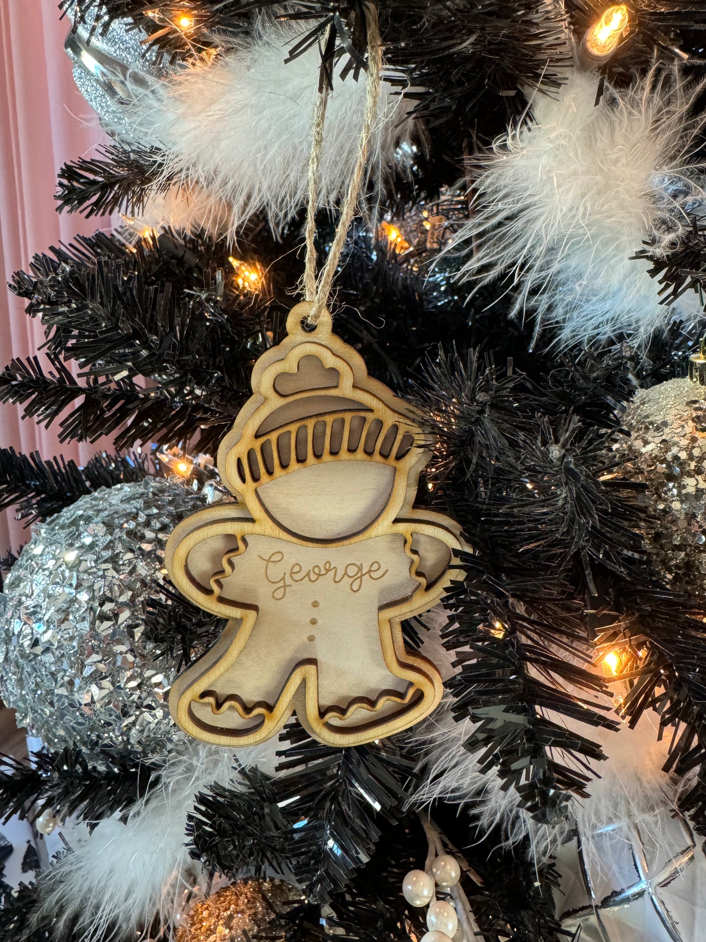 Gingerbread People Custom Ornament