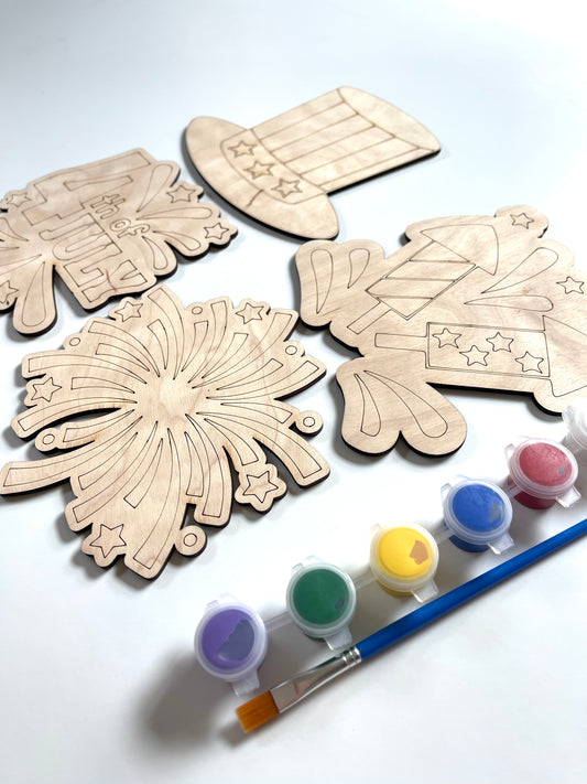 DIY 4th of July Paint Kit