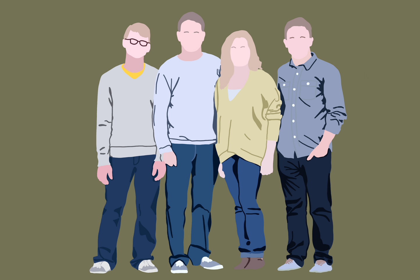 Minimalist Digital Portrait