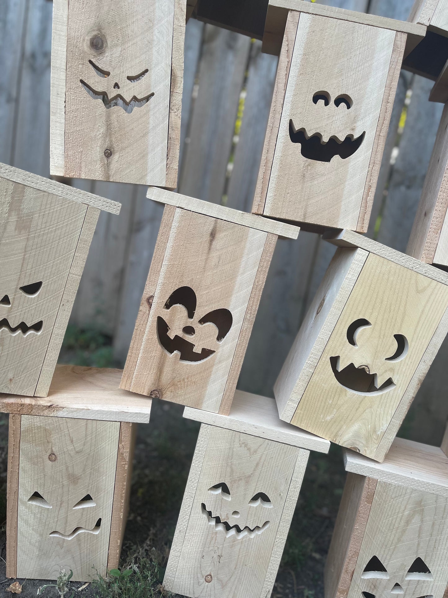 Cedar Jack O'Lanterns