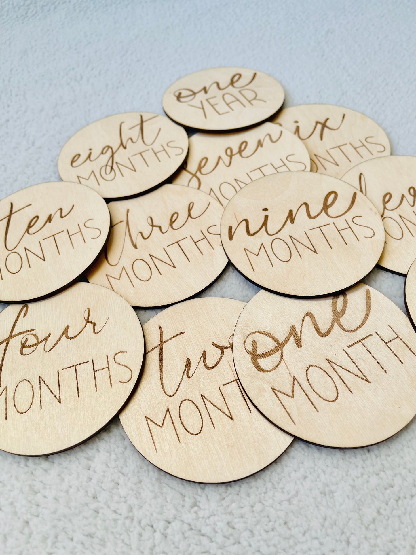 Baby Monthly Milestone Discs