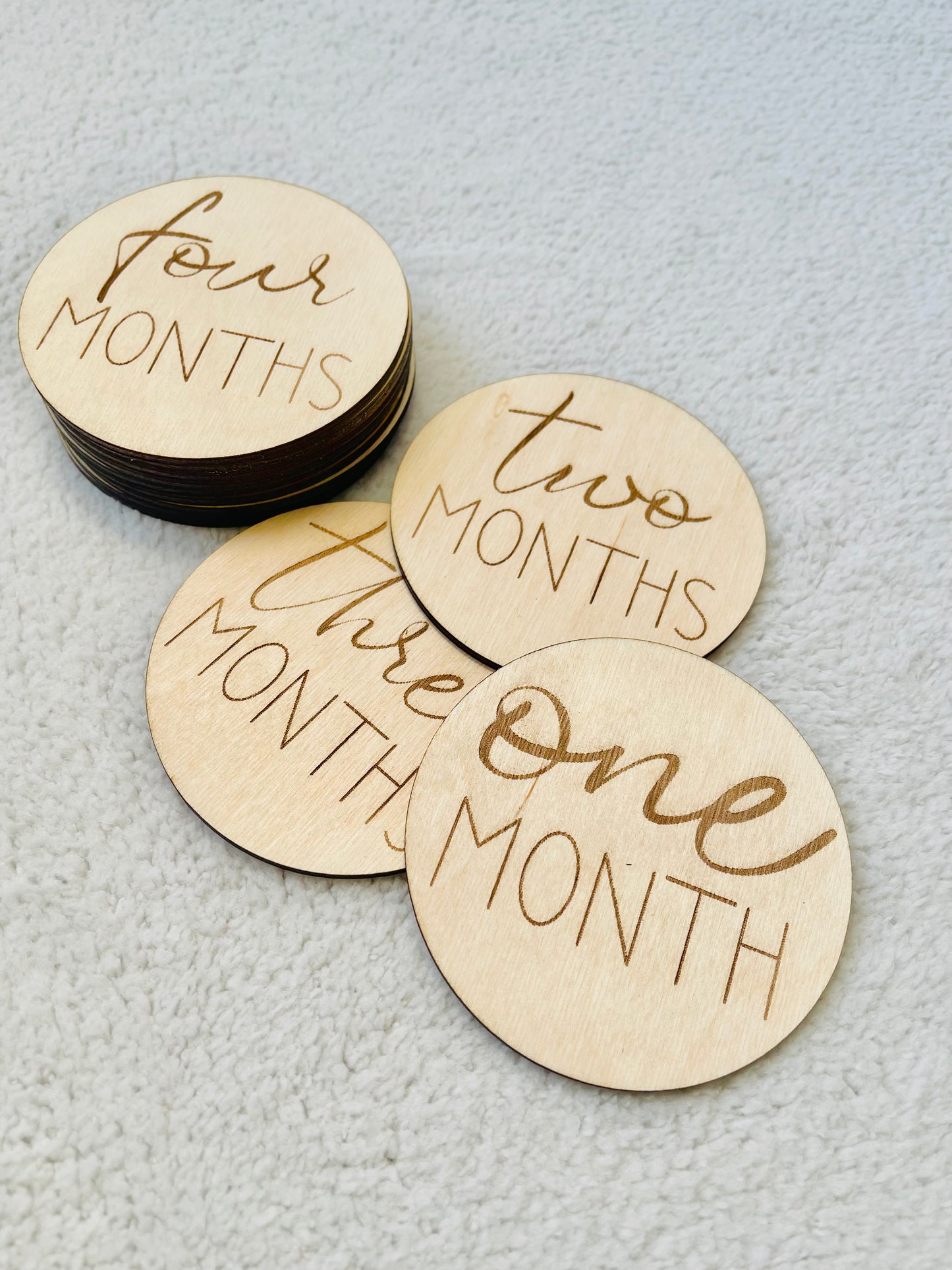 Baby Monthly Milestone Discs