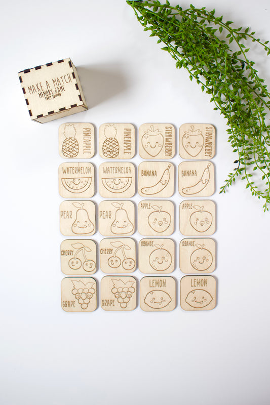 Make a Match: Fruit Memory Game