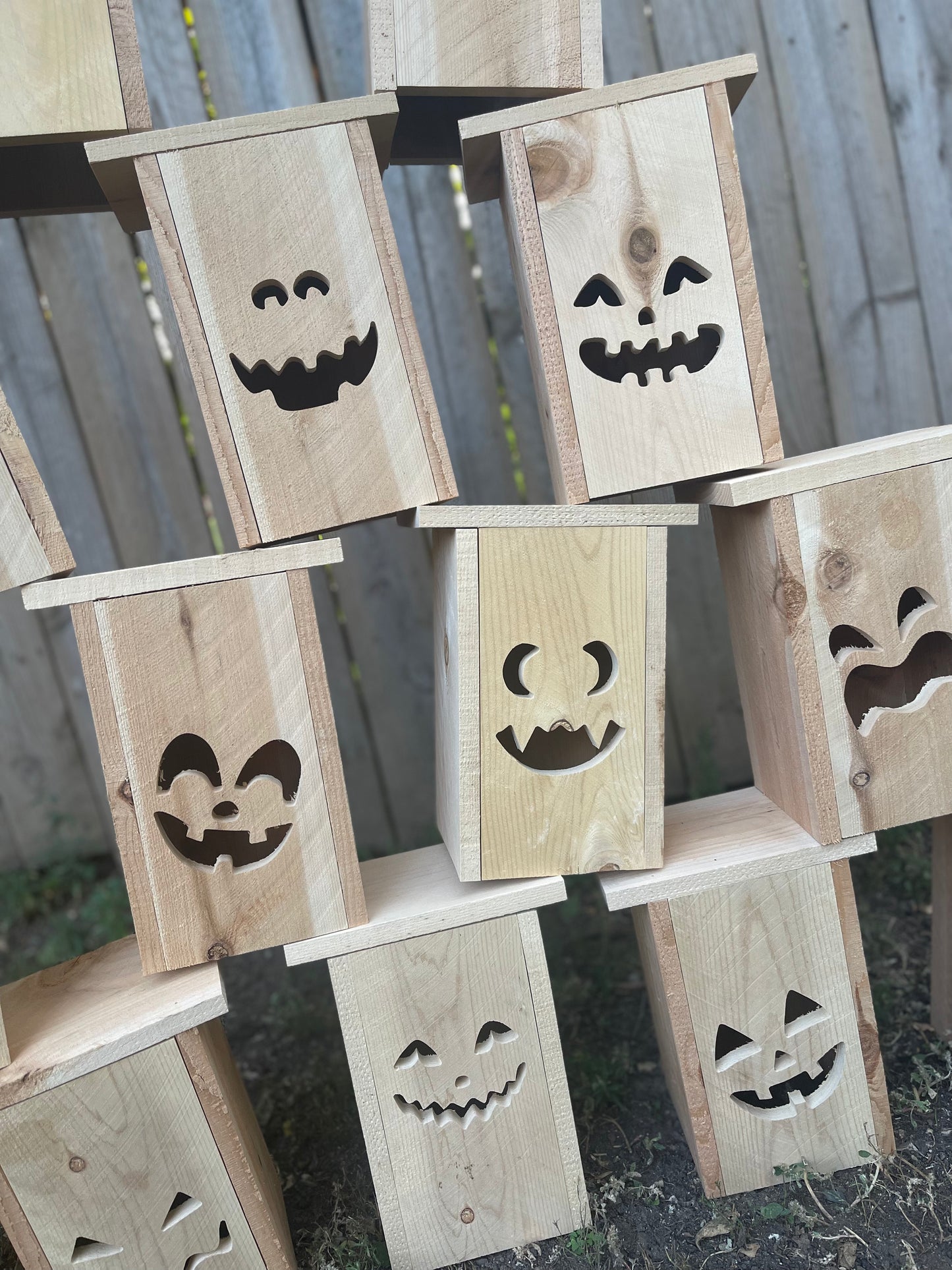 Cedar Jack O'Lanterns