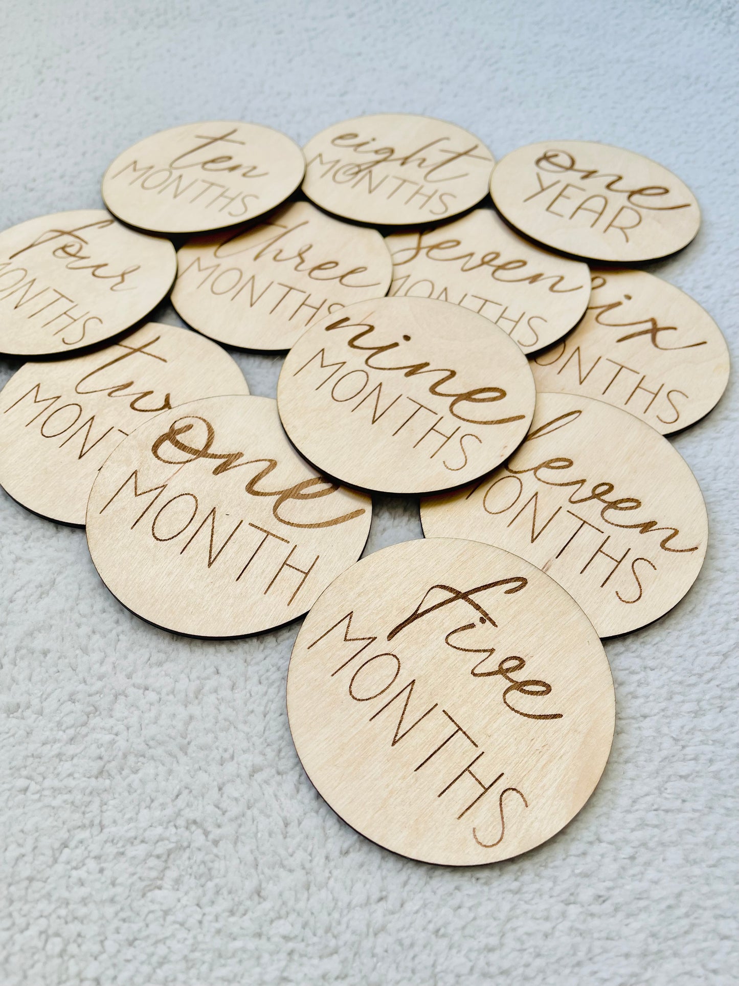 Baby Monthly Milestone Discs