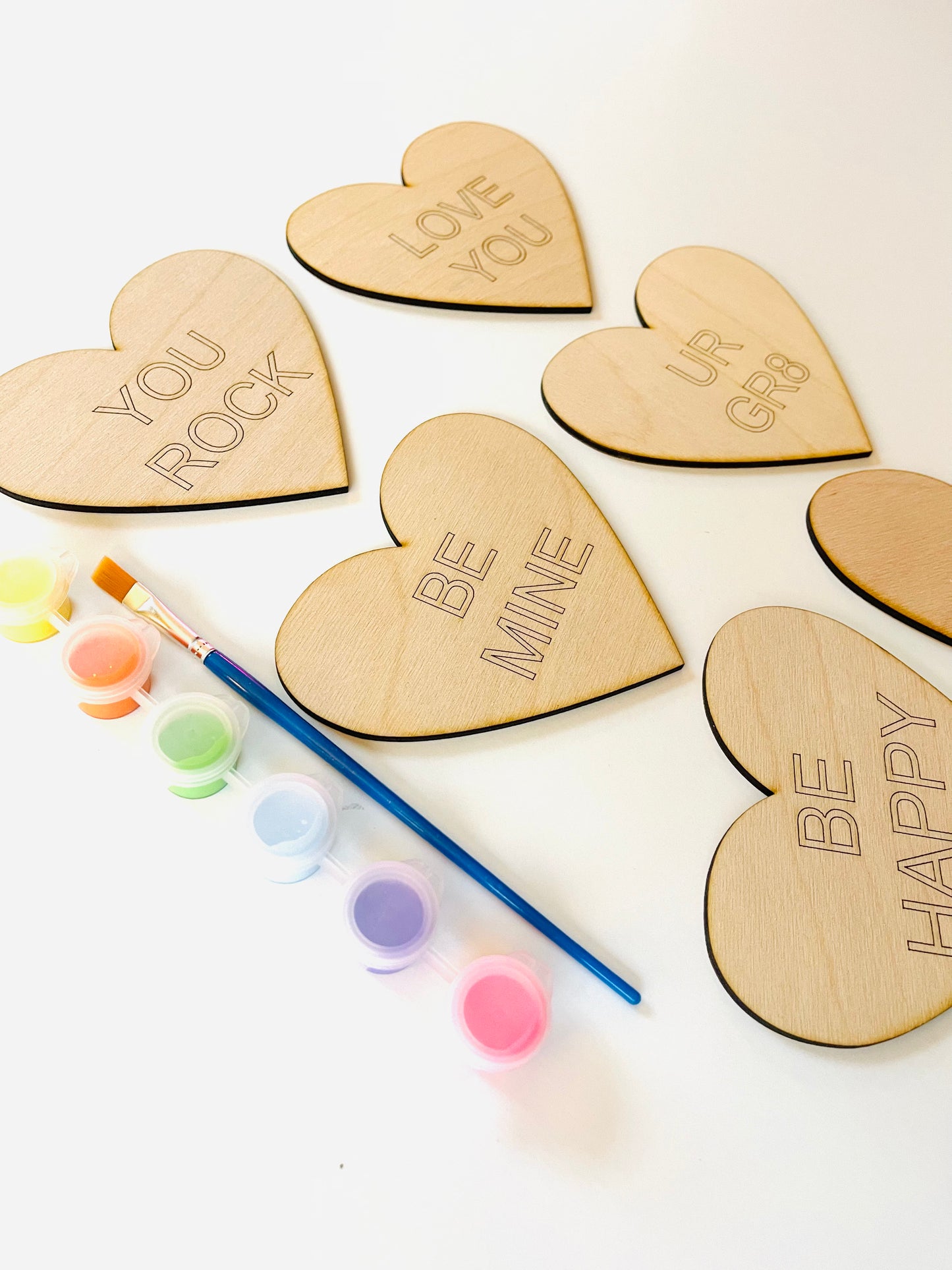 DIY Valentine’s Day Hearts Paint Kit