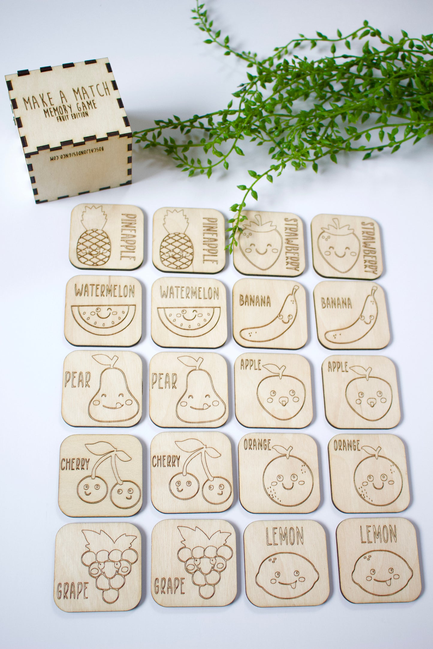 Make a Match: Fruit Memory Game