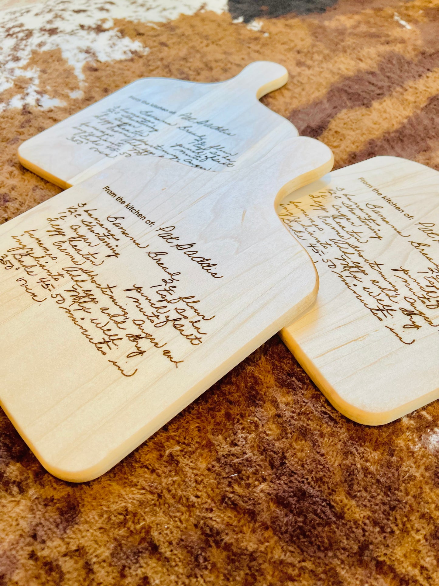 Handwritten Recipe Board