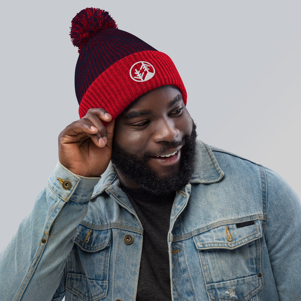 Boscaljon Design Co. Pom-Pom Beanie