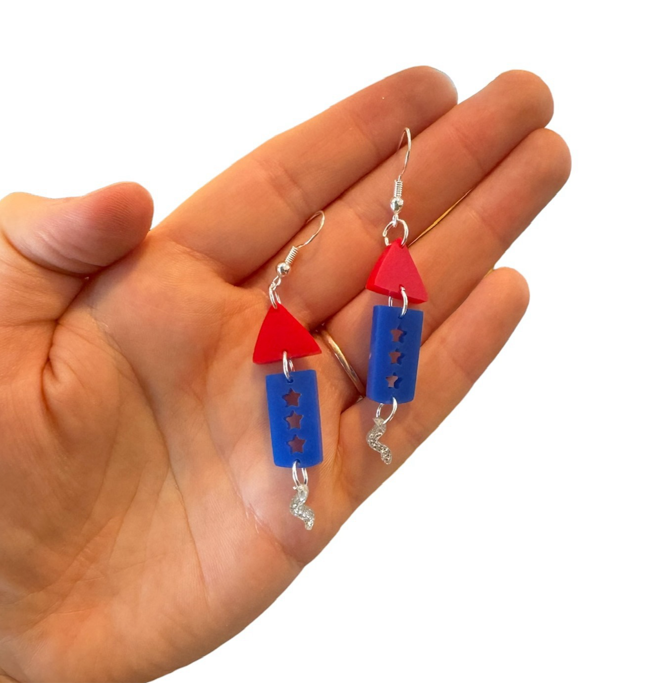 Firecracker - Acrylic Dangle Earring