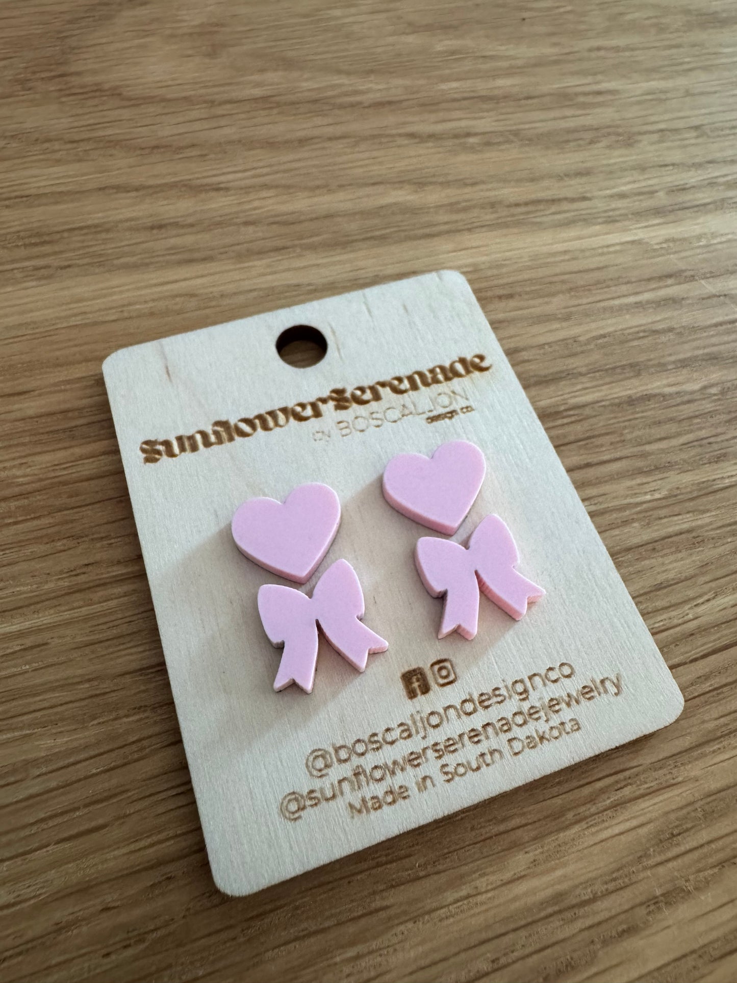 Valentines Acrylic Earrings