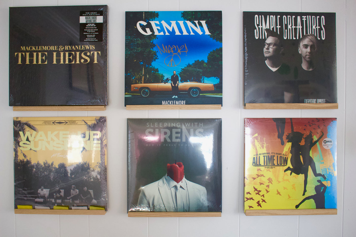Vinyl Record Wall Display