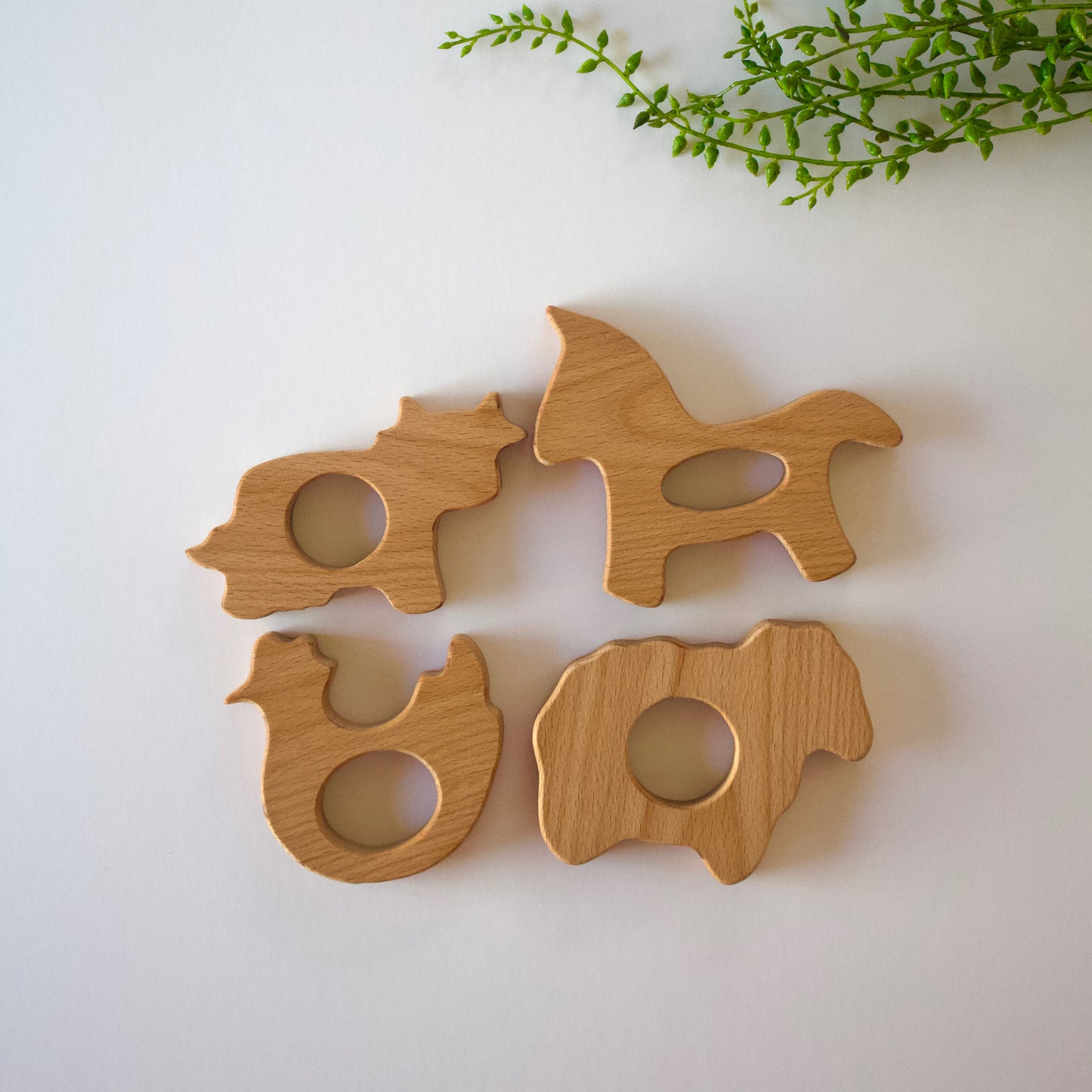 Wooden Teether Set