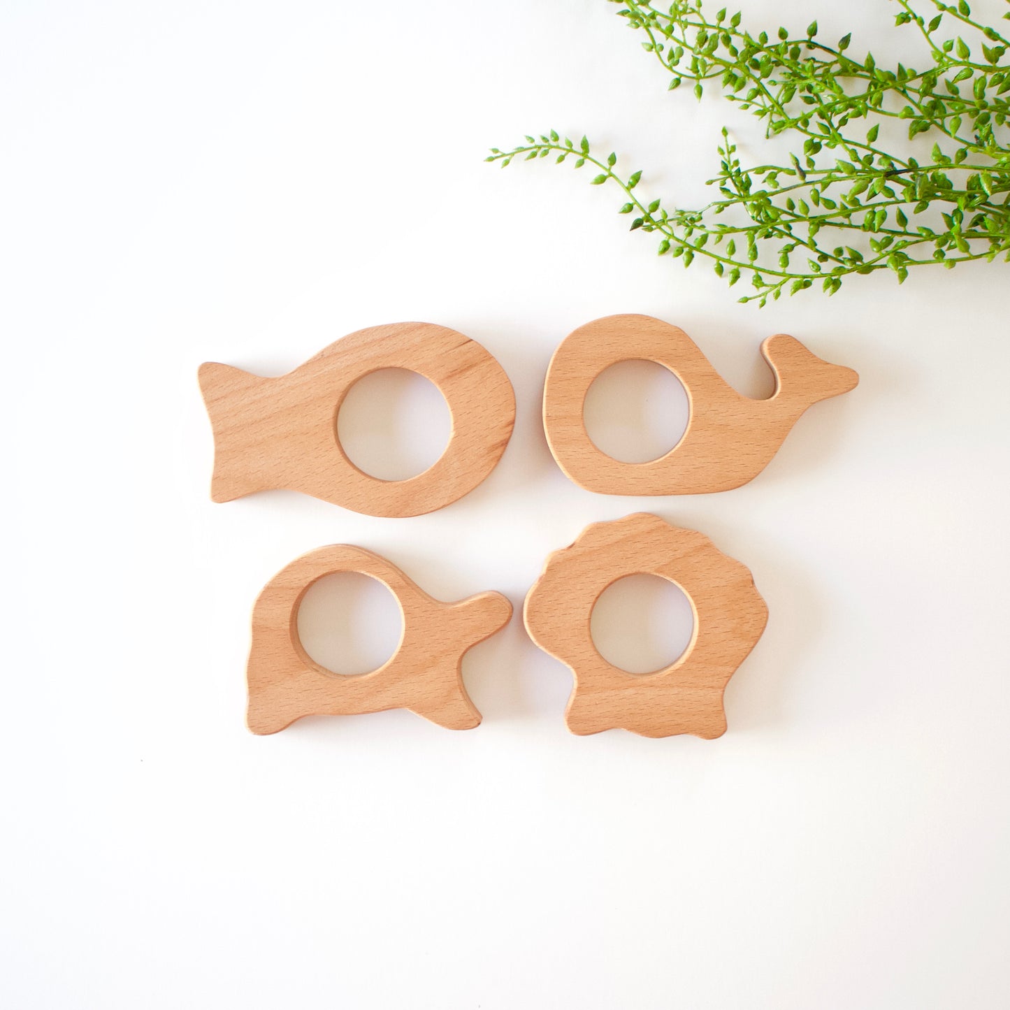 Wooden Teether Set