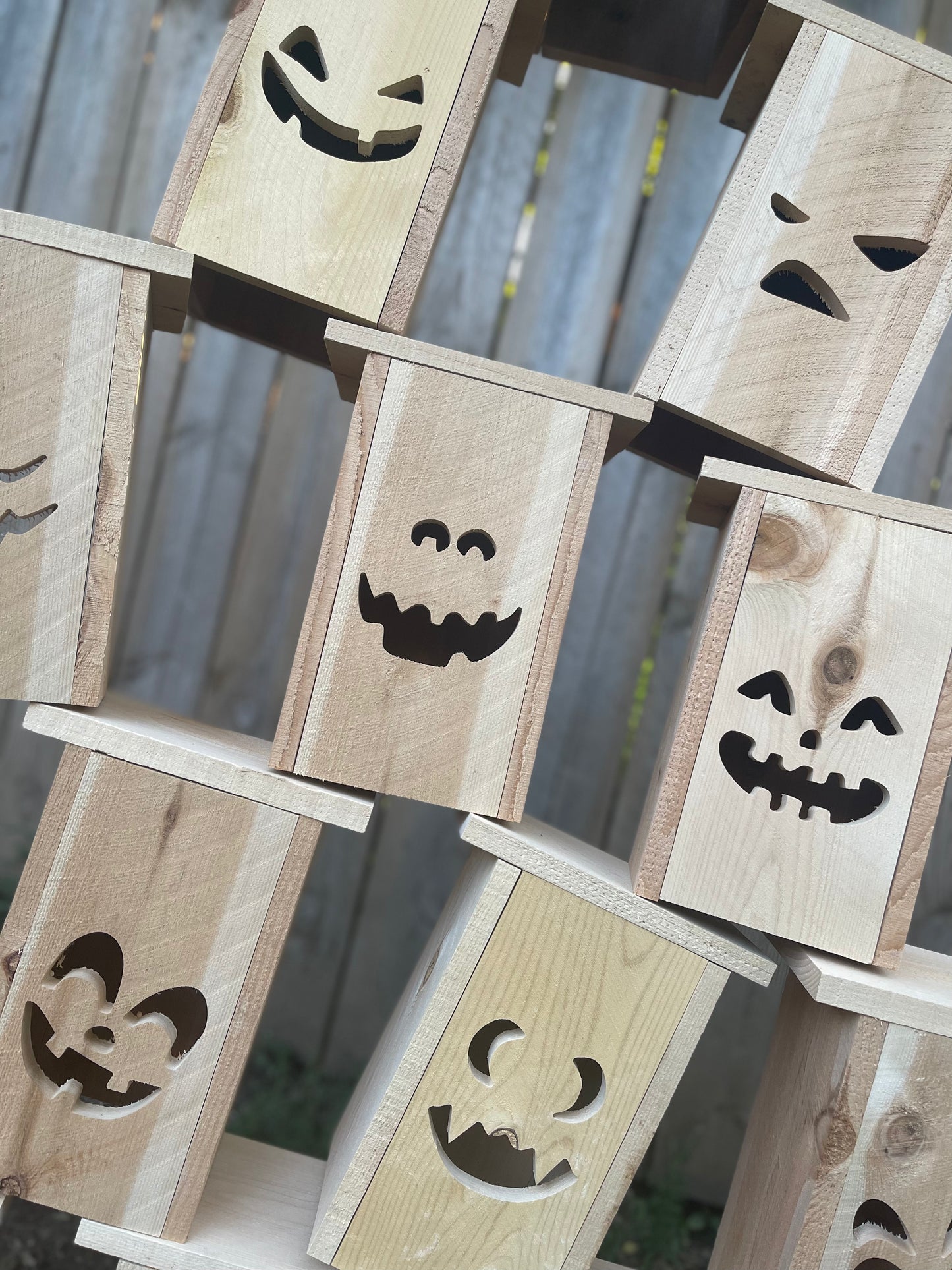 Cedar Jack O'Lanterns
