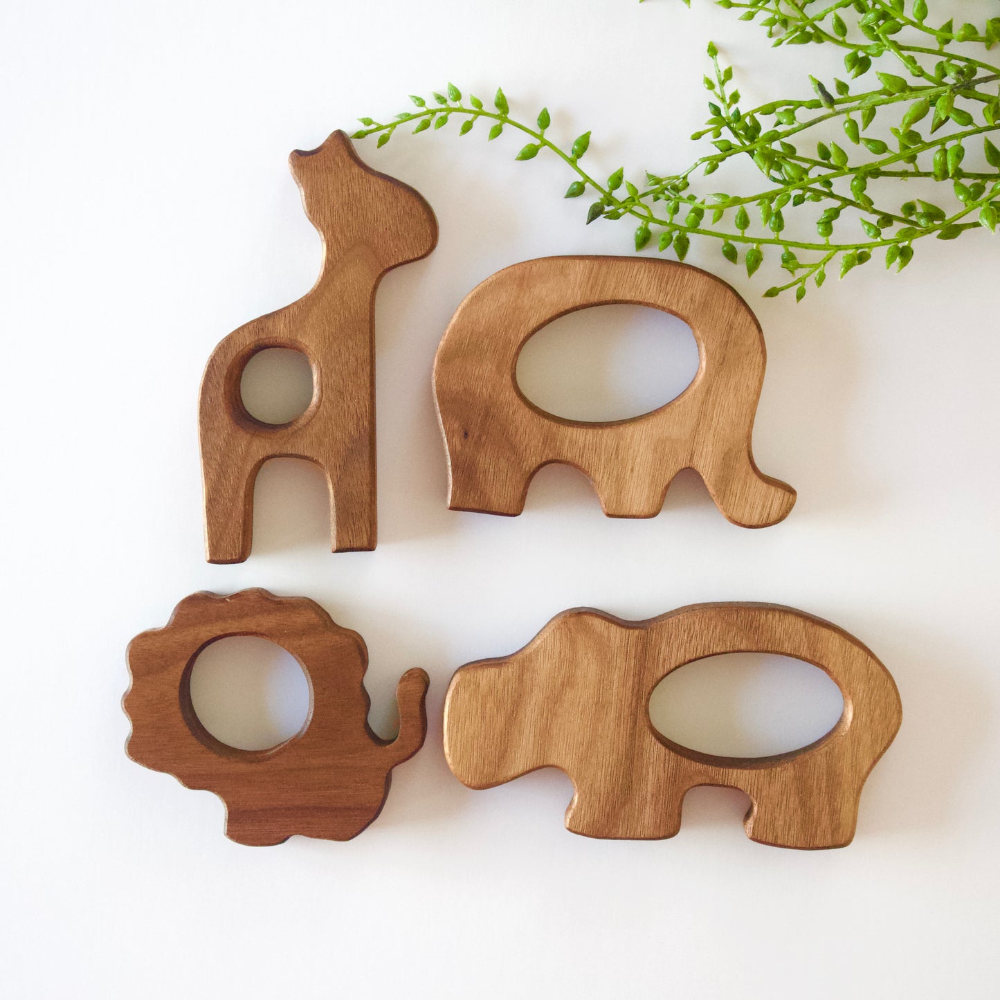 Wooden Teether Set